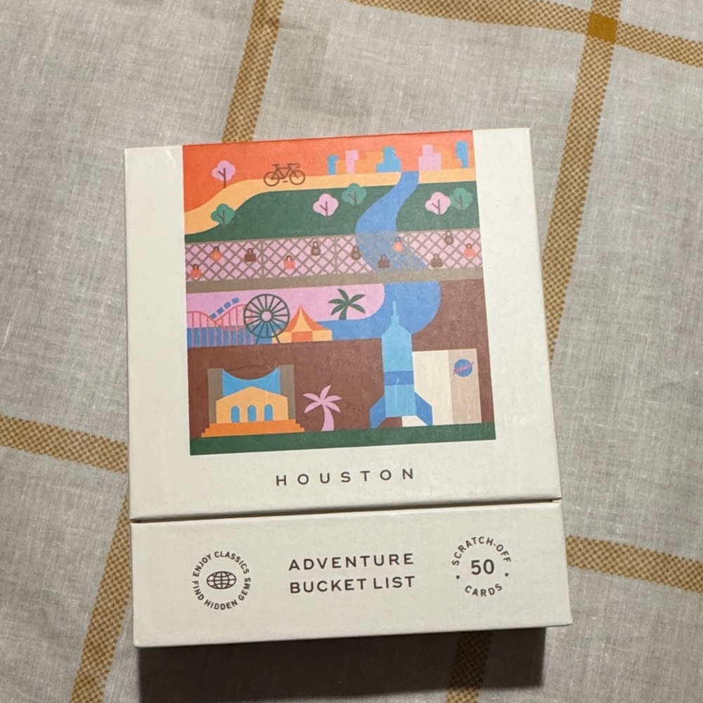 Houston Adventure Bucket List Scratch-Off Cards